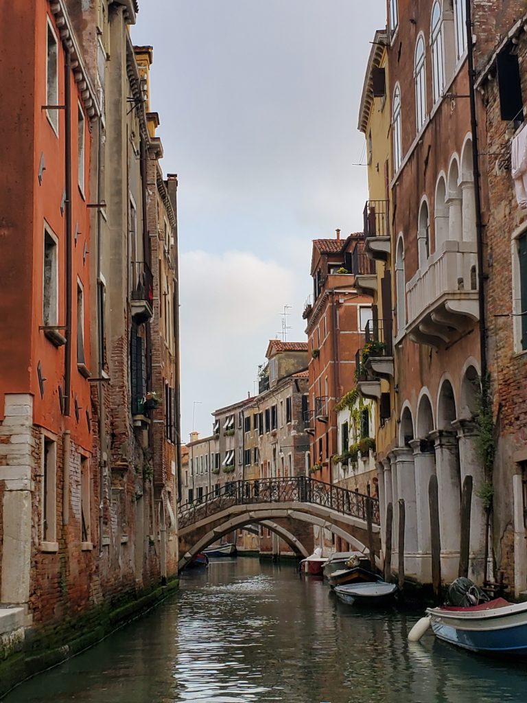 Venice San Polo neighborhood canals and bridges