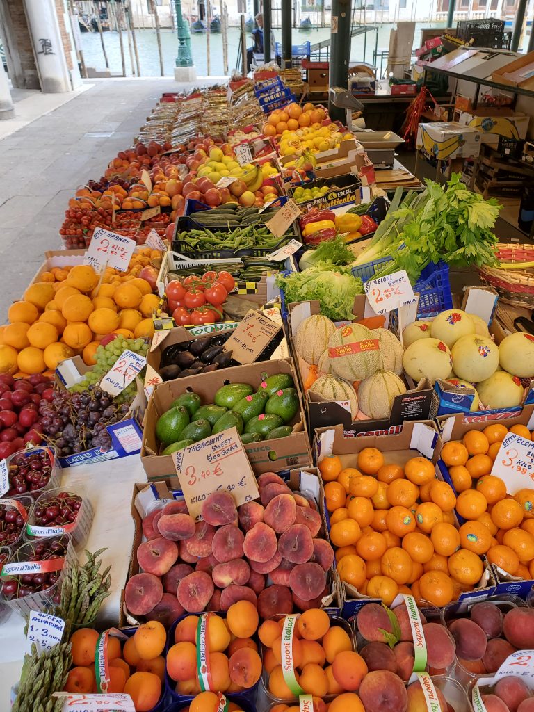 Produce Market Venice Italy